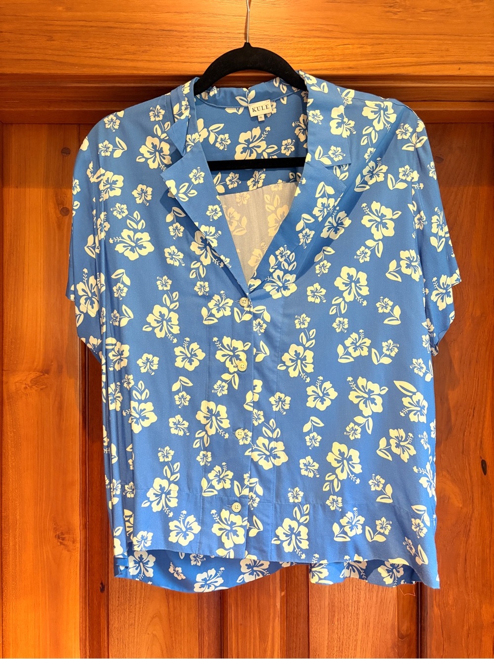 KULE Tina Blue Aloha Shirt